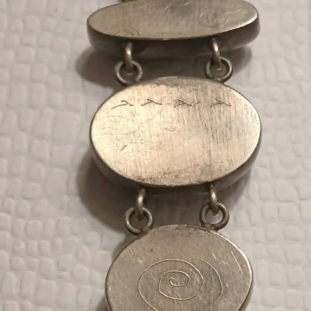 Terri Logan River Stone Toggle Clasp Bracelet Set In Genuine Silver - Picture 9 of 9